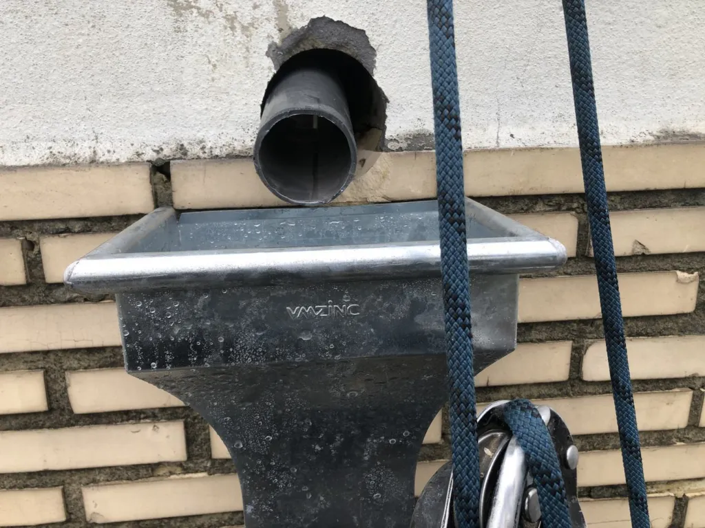 Détail de la seconde boîte de collecte